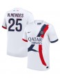 Moški Nogometna dresi replika Paris Saint-Germain Nuno Mendes #25 Gostujoči 2024-25 Kratek rokav